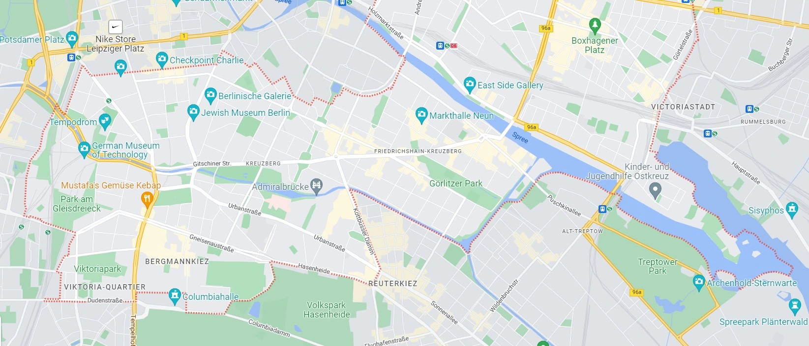 Map of pankow berlin