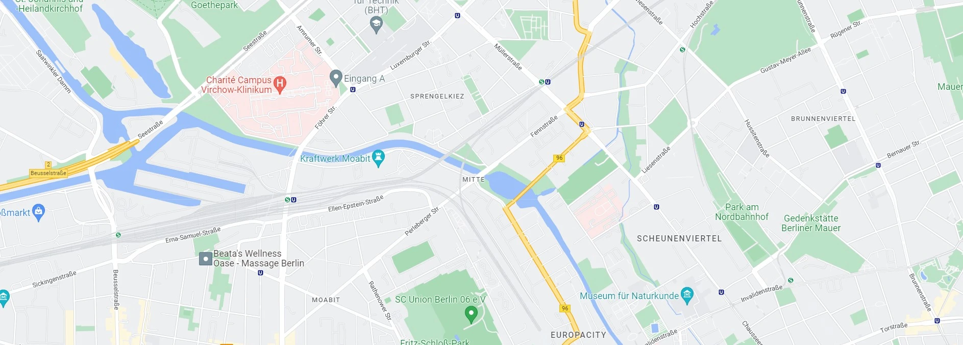 Map of pankow berlin