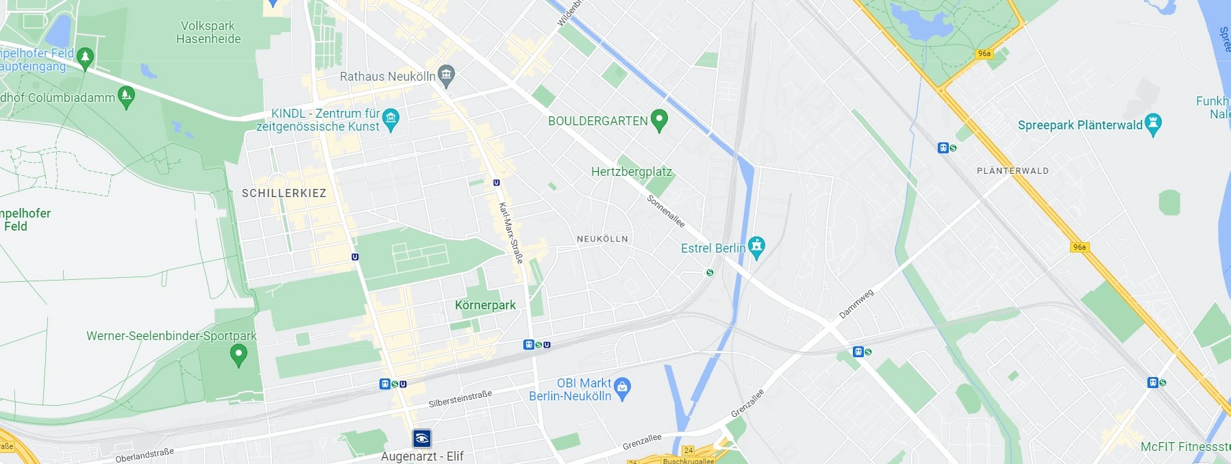 Map of neukolln